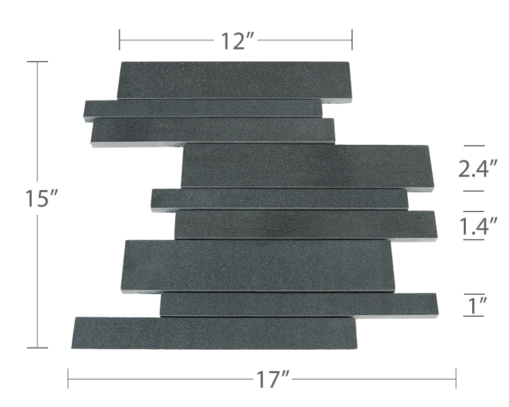 Norstone's Basalt Interlocking Lava Rock Tile